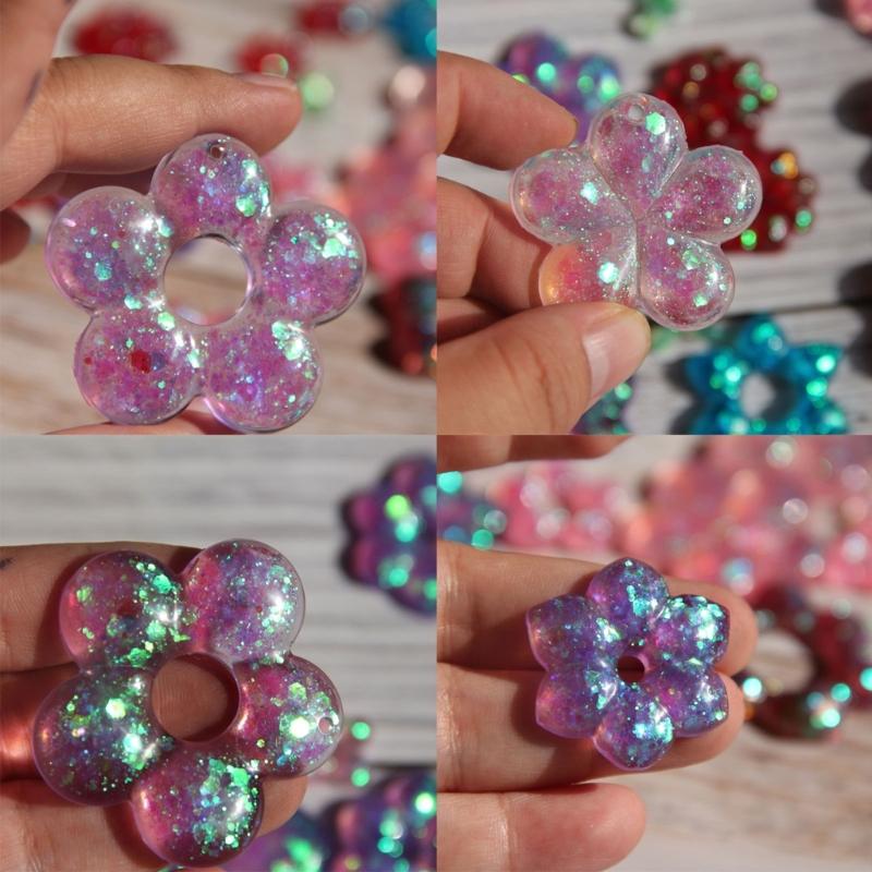 3D Flower Earring Mold For Handmade Earrings And Pendants Made Of Premium Silicone Crafting Tool