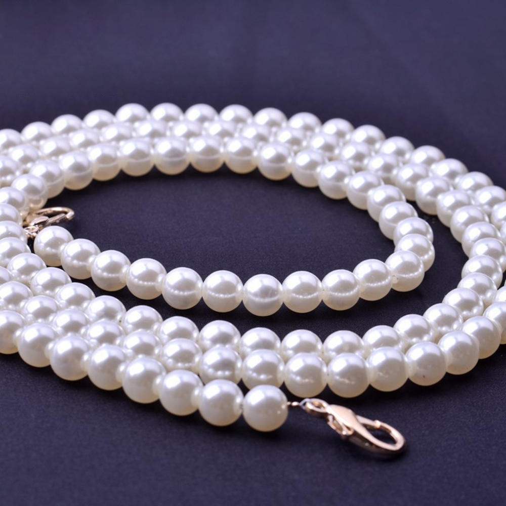 

1Pc 30cm/50cm/70cm/90cm Handbag Replacement Big Pearls Chain Shoulder Bag Strap DIY Purse Chains Handles New Bag Accessories 30cm