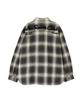 AVIREX OMBRE CHECK SHIRT Women's F Size 410 Charcoal 783-6120602