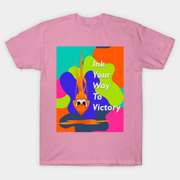 T-shirt Dam Ink To Victory Harajuku Tryck Kawaii T-shirt Sommar Kortärmad Dam T-shirt Topp Tee