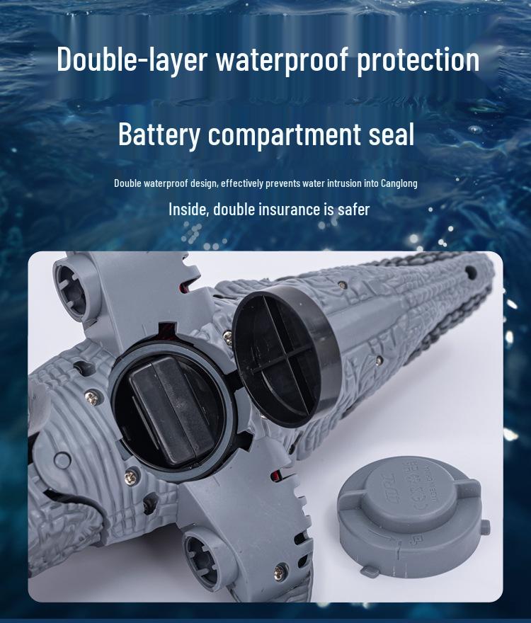 S11 4DRC Electric Camera Remote-Control Dinosaur Boat with Water Spray Toy for Kids