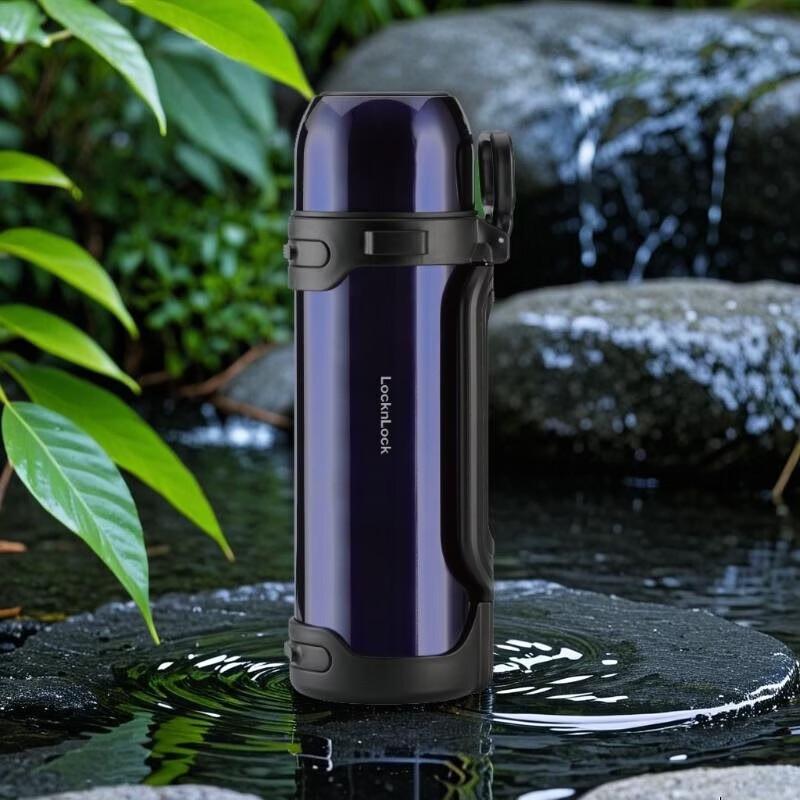 LOCK&LOCK 2L Large Capacity Insulated Pot with Handle and 3 Cups