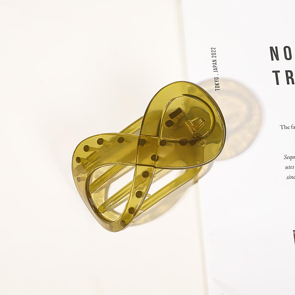 Trend PC Hair Clip Simple 8-shaped Infinity Styling Holder Shark Hair Claw Clip Hair Accessories For Women  New