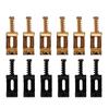 6Pcs Electric Guitar Parts Accessories Guitar Tremolo Bridge Roller Saddles Kit