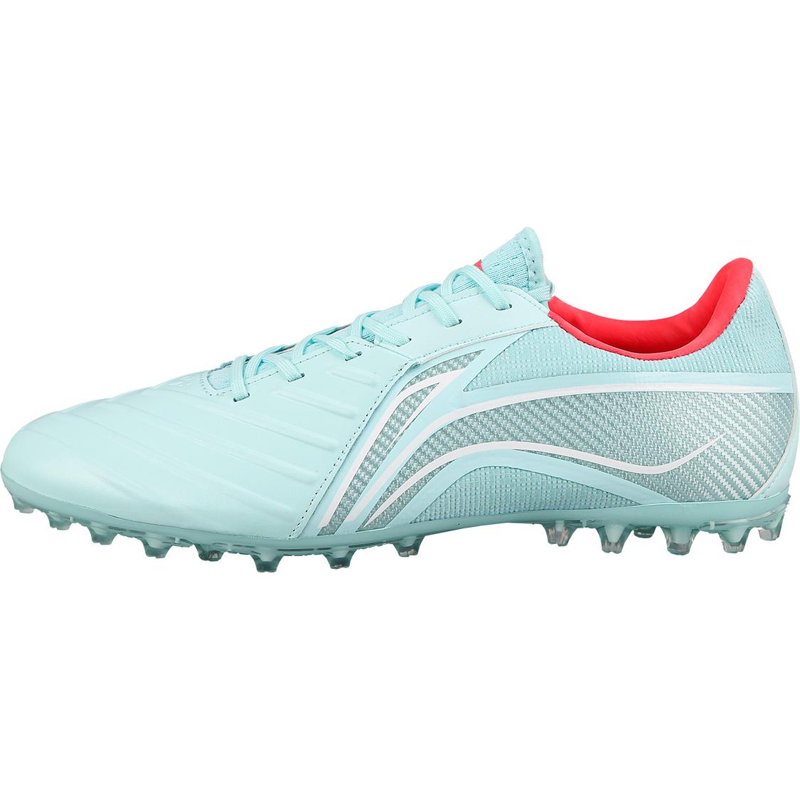 

New LiNing Jin TF Turf Artificial Ground Shock Absorbers With Slip Resistant Features Soccer Shoes Men s Island Blue YSFT011-7 43