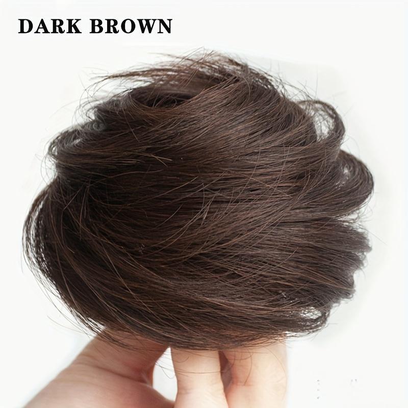 Women Fluffy Bun Invisible Seamless Natural Bun Braiding Hair Ring Ponytail Decoration Women Girls Hair Tie Hair Accessories
