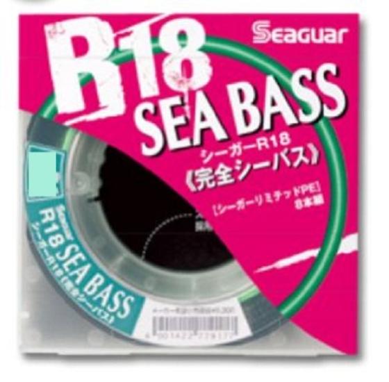 KUREHA Seaguar R18 Perfect for Sea Line, Bass, 200m, 0.6 No.
