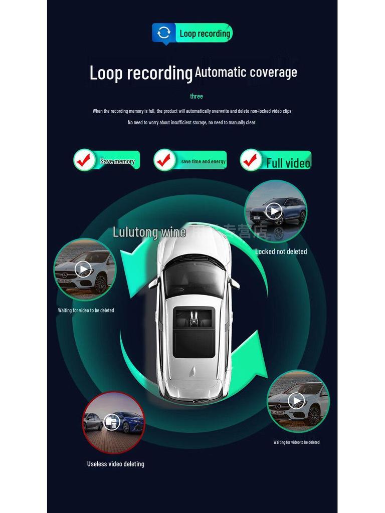 2023 Model Envision S/Plus Dash Cam - No Wiring Needed