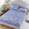 (Without Pillowcase)Fitted Sheet Mattress Cover with All-around Elastic Rubber Band Non Slip Dustproof Bed Sheet