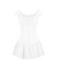 Leijeumiya Nymph Sasha Mini Dress [White]