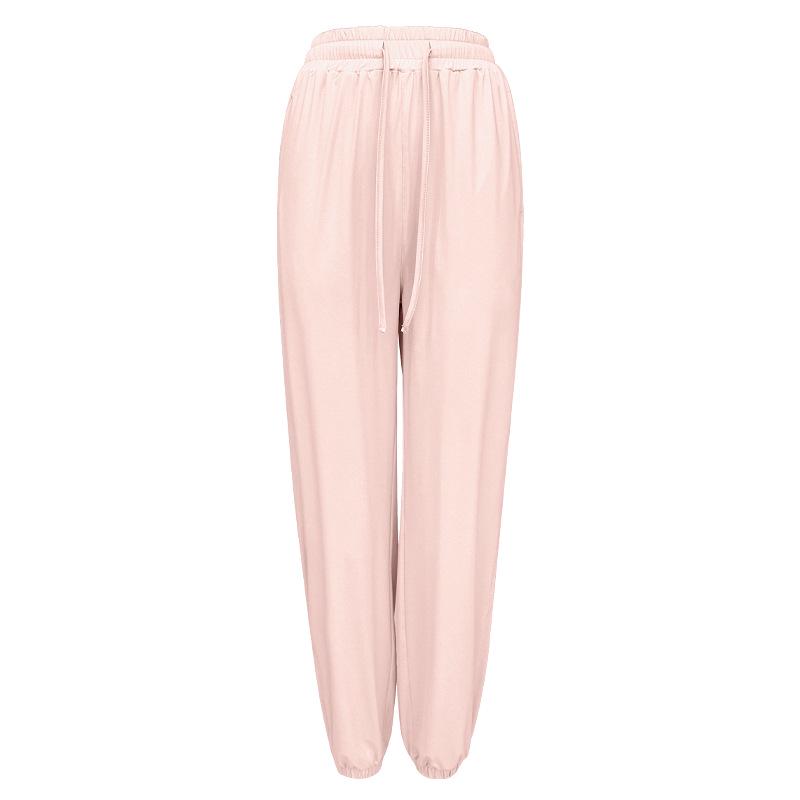 

Женские летние брюки с широкими штанинами и высокой посадкой из ледяного шелка с защитой UPF 50+ - Легкие, охлаждающие, солнцезащитные брюки прямого кроя Small