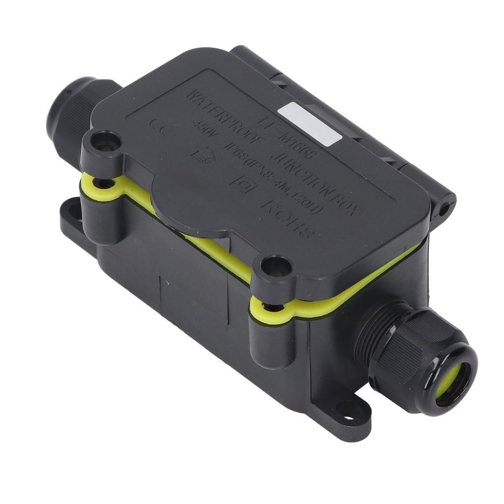 2 Way Junction Box IP68 Water Resistant Electrical Box for Outdoor Landscape Lighting 450V 40A