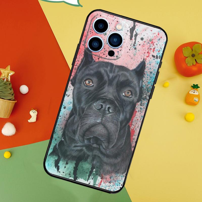 Italienische Cane Corso Mastiff Hunde Handyhülle Für iPhone 17 Pro Max16 15 14 13 11 12 Pro Max Plus 12 13 Mini 16e 17 Air Cover