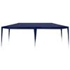 VidaXL Reception Tent 3x6 M PE Blue Gazebo Pavilion Marquee for Garden 45083