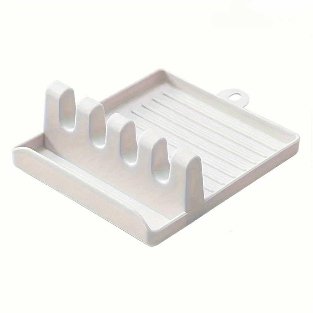 1PC Multi Functional Spatula Rack, Kitchen Storage Rack, Household Plastic Pot Cover Rack, Vegetable Cutting Board, Storage Rack
