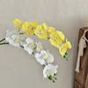 Yousheng 27.5 Inch Artificial Phalaenopsis Flower Branch 9 Full Blooms Fake Silk Orchids with Stem for Home Office Wedding