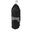 Boat Trash Bag Ventilated Mesh Wear Proof Large Capacity Foldable Adjustable Buckle Boat Garbage Bag Container Black