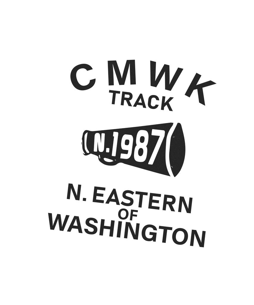 CAMEL WORK Cmwk Track Vintage Short Sleeve T-Shirt (White)