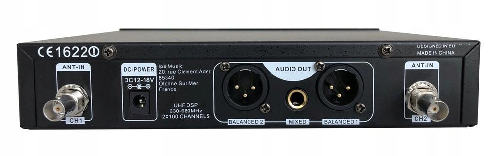 Prodipe B210DUO DSP UHF - wireless system