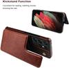 for Samsung Galaxy S21 FE S20 Note 20 Ultra Wallet Case with Card Holder PU Leather Card Slots Case Double Magnetic Clasp Cover
