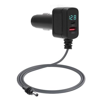 DC Satelliten Stromkabel für Auto 6,5FT USB C 36W Schnellladung Satelliten Autoladegerät Adapter