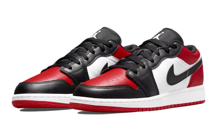 Jordan 1 Low Bred Toe GS 553560-612