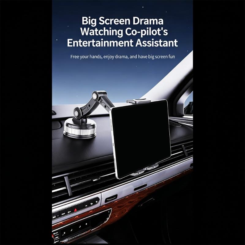 Phone Tablet Holder for Phone 17 16 Car Dashboard Mount Cellphone Holder Rotating Suction Cup Phone Stand