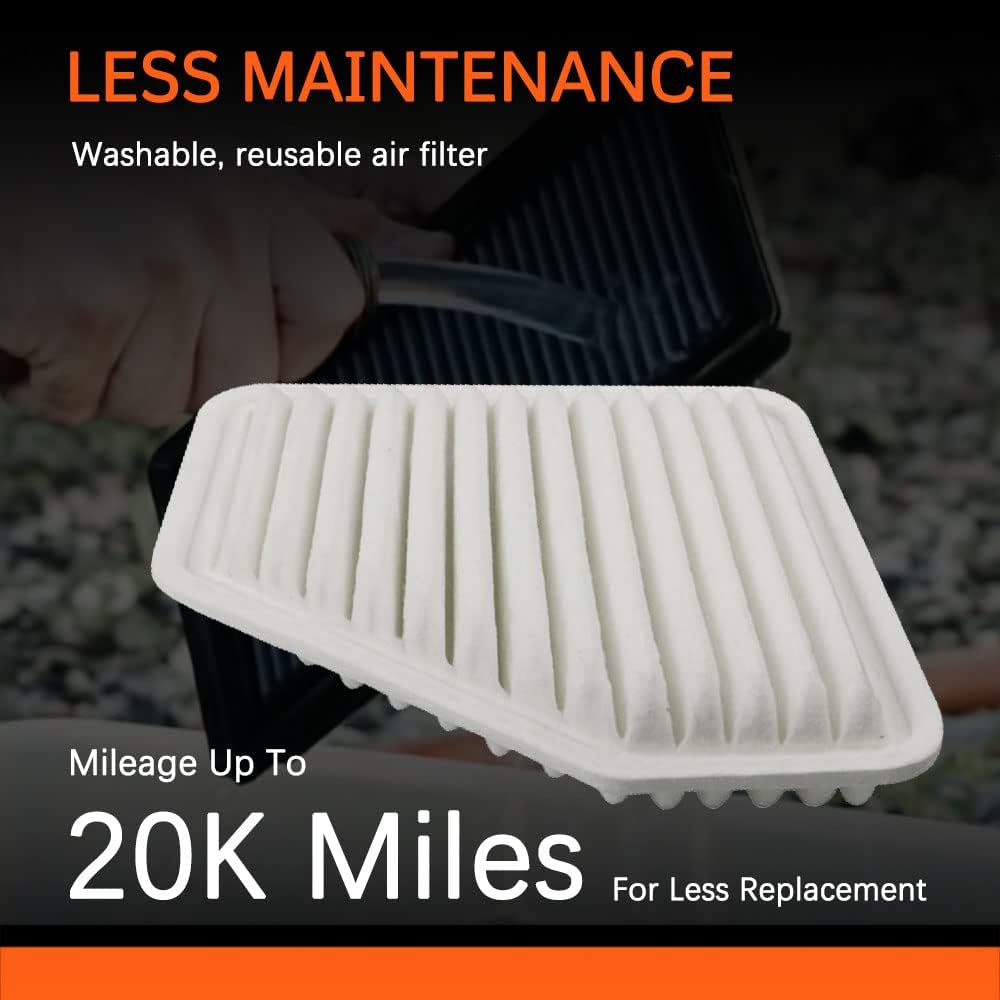 Engine Air Filter, (CA10169) Compatible with Toyota/Lexus/Scion for Camry V6(2007-2011),