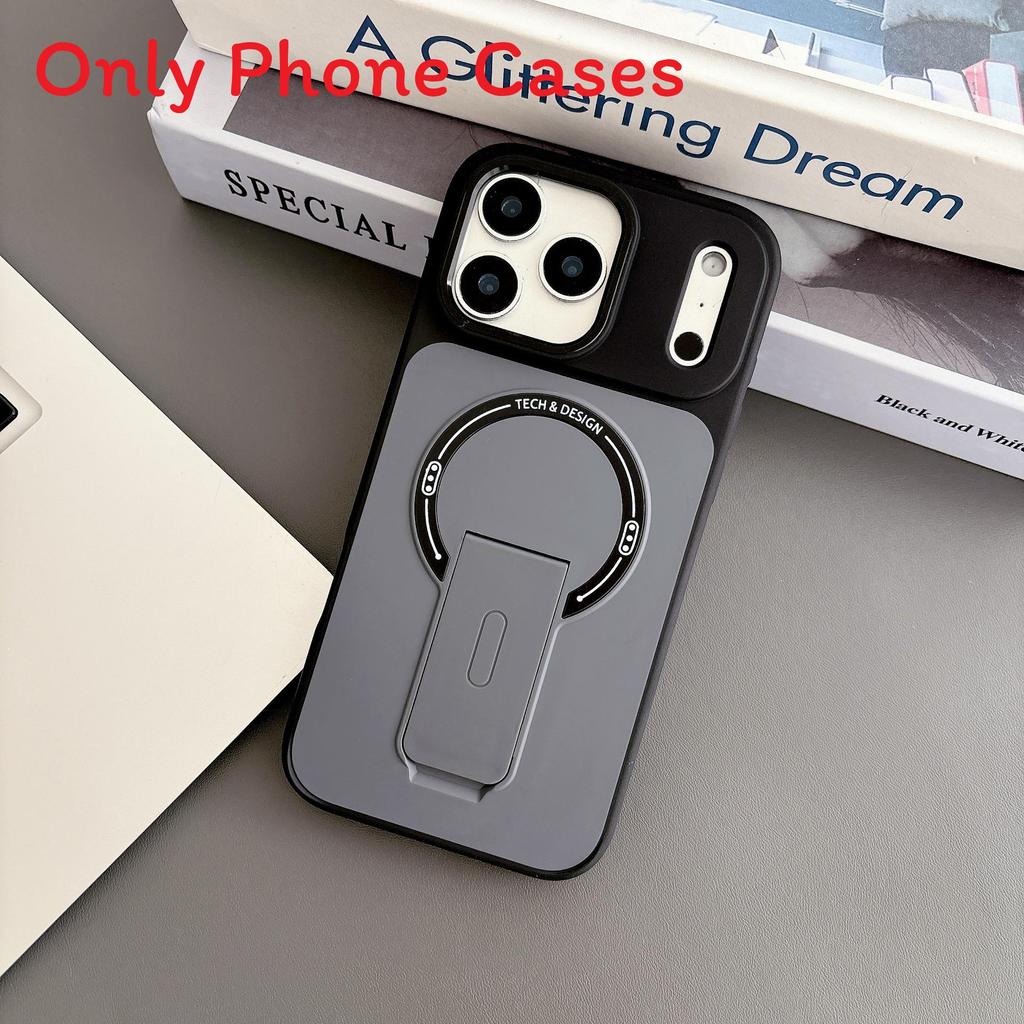 Apple Skin Feel Magnetic Stand Phone Case With Anti Slip Drop Protection For Daily Use