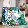 Custom 1Pc Whimsicott Lush Nature Garden Flannel Fleece Blanket Soft Warm Throw Blanket for Sofa Bed Couch Home Decor Travel Nap Blanket Xmas Gift Q11