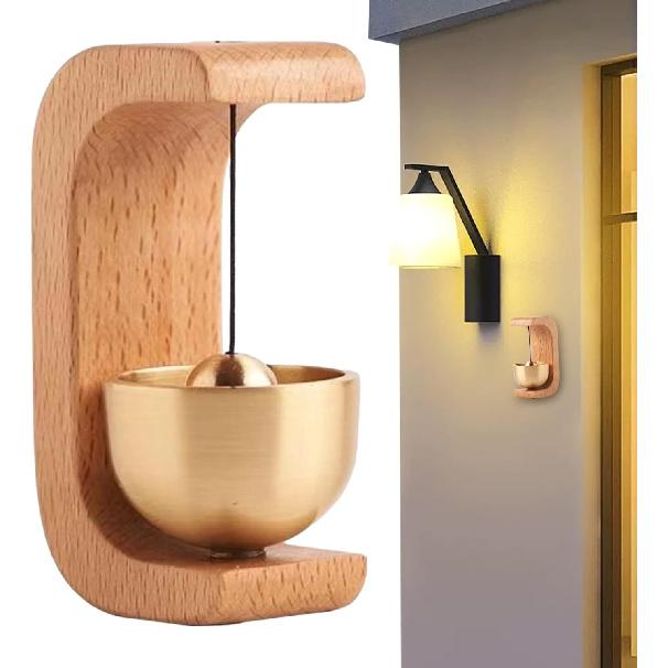 Shopkeepers Bell for Door Opening, Door Bell Chime Magnetic Door Chime, Small Doorbell for Refrigerator, Home Garden Windchime, Hanging Bells for