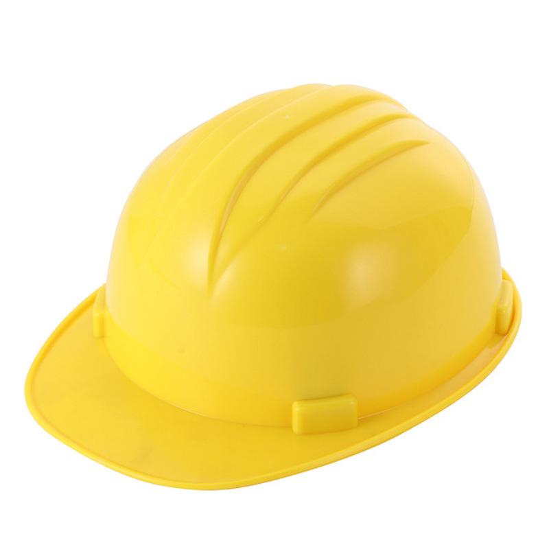 Cross-border Construction Site Safety Helmet with 6-Buckle PE Plastic and Sun Visor, Dustproof and Logo Customizable