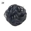 Puntos Kobiety Elastyczna koka z włosów Przedłużanie kucyka Messy Falista Chignon Hairpiece Akcesoria