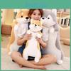 Husky Cartoon Shiba Inu Plush Toy Cute Cartoon Pillow Sleeping Companion Gift