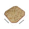 Wood Beads Ventilated Seat Cover Pad Massage Lumbar Relieve Fatigue Enhances Comfort Suitable For Various Vehicle Models