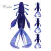 4Pcs 10CM/10G Soft Crayfish Lure with Sequins Realistic PVC Bionic Artificial Shrimp Bait Freshwater Saltwater Bass Trout Fishing Accessories
