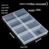 Thickened Nine-Grid Storage Box: Large Capacity, Impact & Corrosion Resistant, Open Compartment Design.