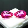 16 Ct Natural Tourmaline Pink CERTIFIED Loose Gemstone PEAR Shape Pair