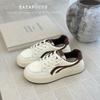 2025 new leather soft bottom versatile Korean version trendy casual little white new product light and soft. Fashion versatile