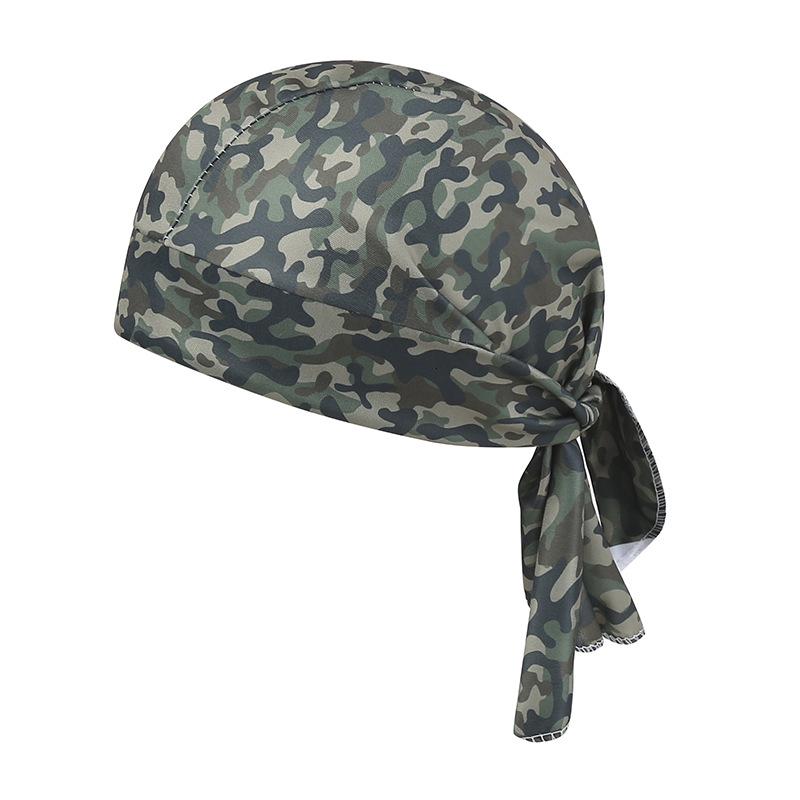 Mountain Bike Pirate Bandana: Sun Protection & Sweat Absorption Hat for Cycling