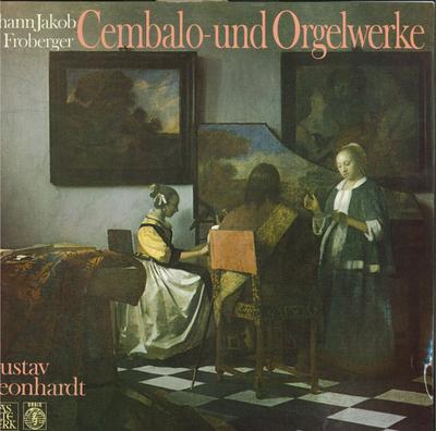 LP Record JOHANN JAKOB FROBERGER  GUSTAV LEO  Cembalo Und Orgelwerke 62087 Orbis Germany Classical Used