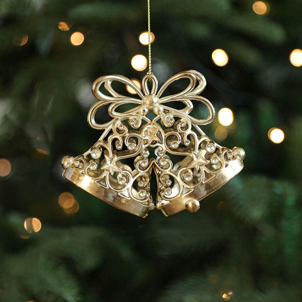 Elk Christmas Gold Plating Hanging Pendant Plastic Christmas Tree Ornaments  Christmas Party