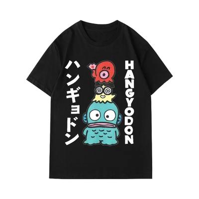 Hangyodon Japansk för Män Kvinnor T-shirt Vintage Toppar Skjorta Dam Kortärmad Sommar Damkläder Y2k Topp Damkläder