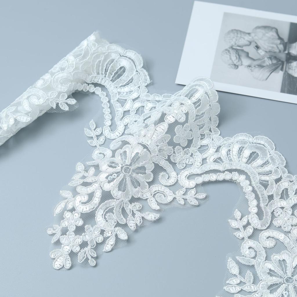 Transparent Sheet Flower Car Bone Lace Lace Clothing Wedding Dress Decorative Lace 21Cm