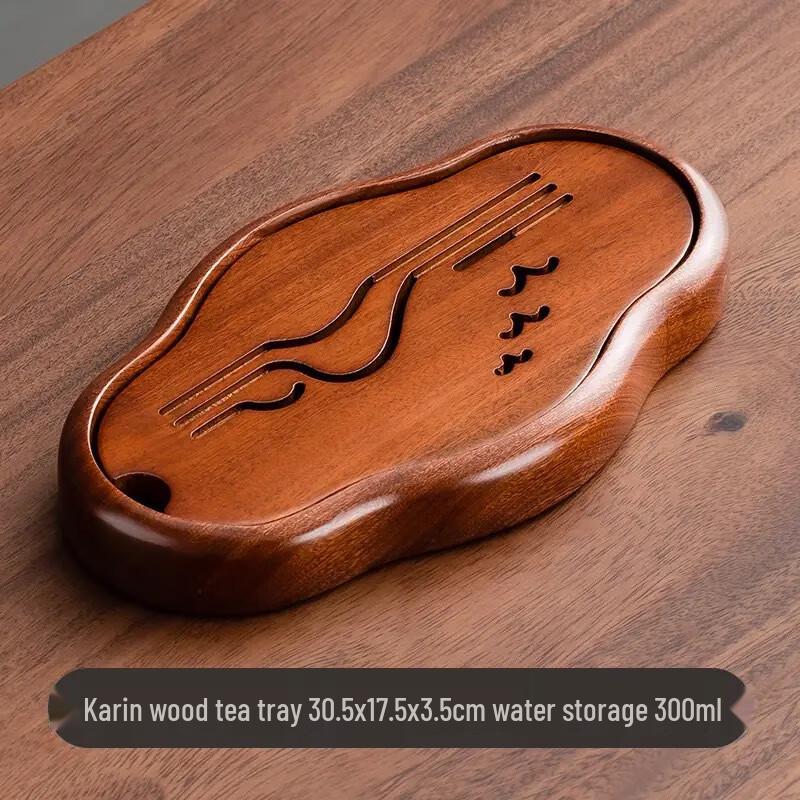 Rosewood Begonia Wooden Tea Tray