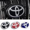 3D logo auta pro sérii vozů Toyota Corolla Camry RAV4 Přední mřížka chladiče Znak na kapotě Zadní nárazník Značka na víku kufru Odznak