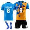 Personalised Shirts Kit Mens Girls With Name Number Custom Football Jerseys For Boys Training Suit