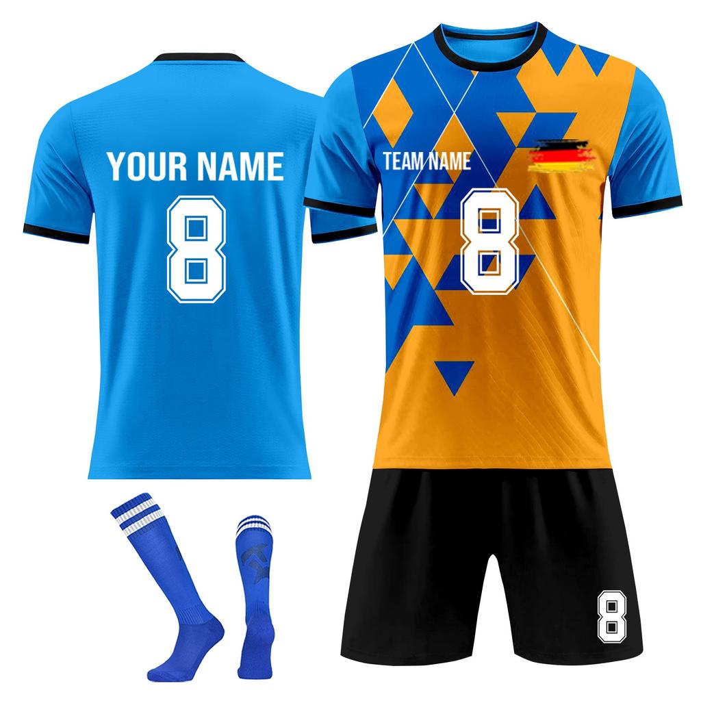 Personalised Shirts Kit Mens Girls With Name Number Custom Football Jerseys For Boys Training Suit