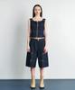 SEALOT Signature Low Cut Eyelet Half Denim Pants (Indigo)