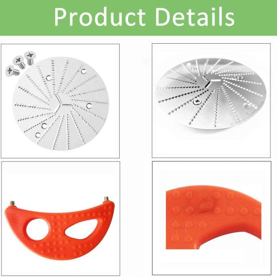 Crescent Disc Tool Effective Simple Operation Stainless Steel High Hardness Replacement Disc for Jack Lalanne Power Juicer